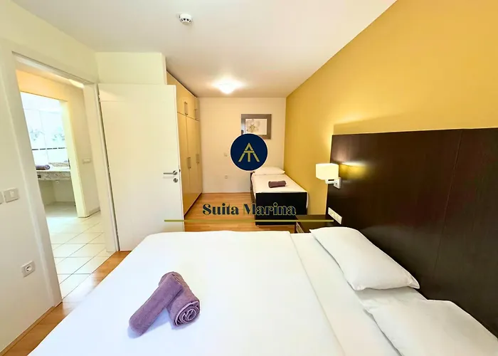 アパート Marina - Near With Terrace & 2 Parking Spaces At Marina ポルトローシュ